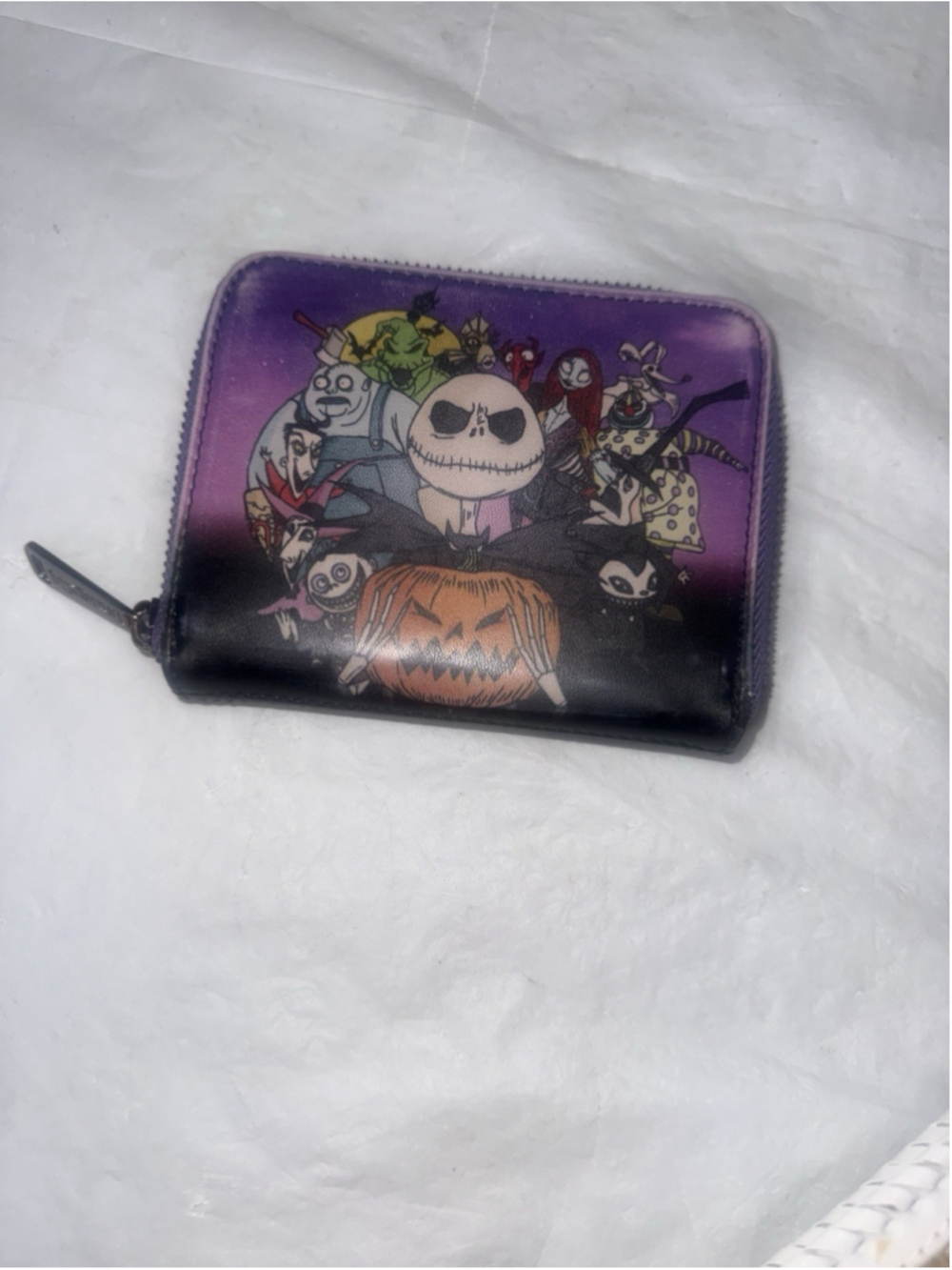 Loungefly Nightmare Before Christmas Halloween Town Group Picture Wallet